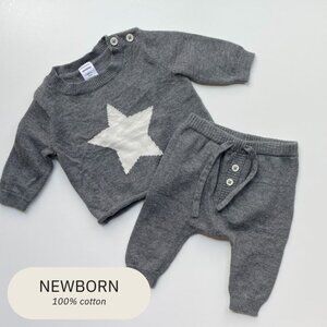 Nordstrom Star Intarsia Pullover & Pants Set (Newborn)